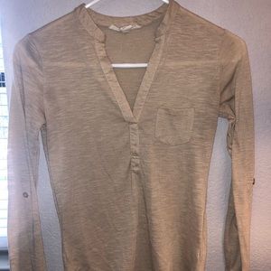 Derek heart beige long-sleeve